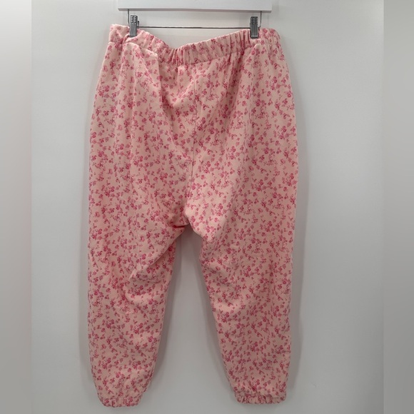 Gap x LoveShackFancy pink floral Sweatpants joggers Women’s XL - Picture 6 of 6